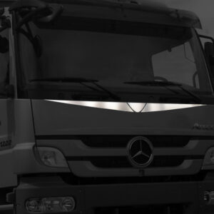 FAT105 MERCEDES-BENZ FOR FRONT LOGO FRAME CHROME ATEGO