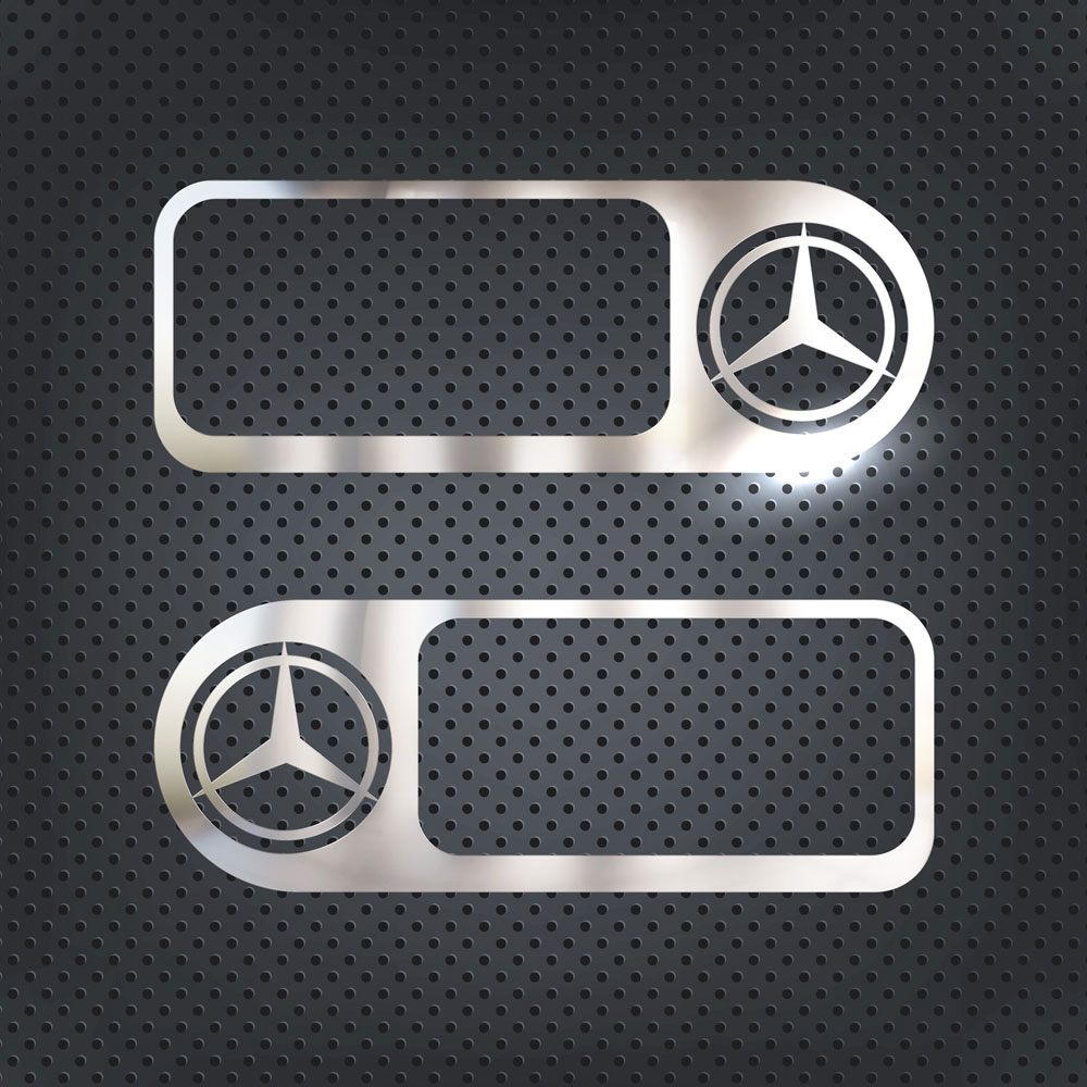 FAX114 MERCEDES-BENZ FOR DOOR HANDLE FRAME CHROME AXOR