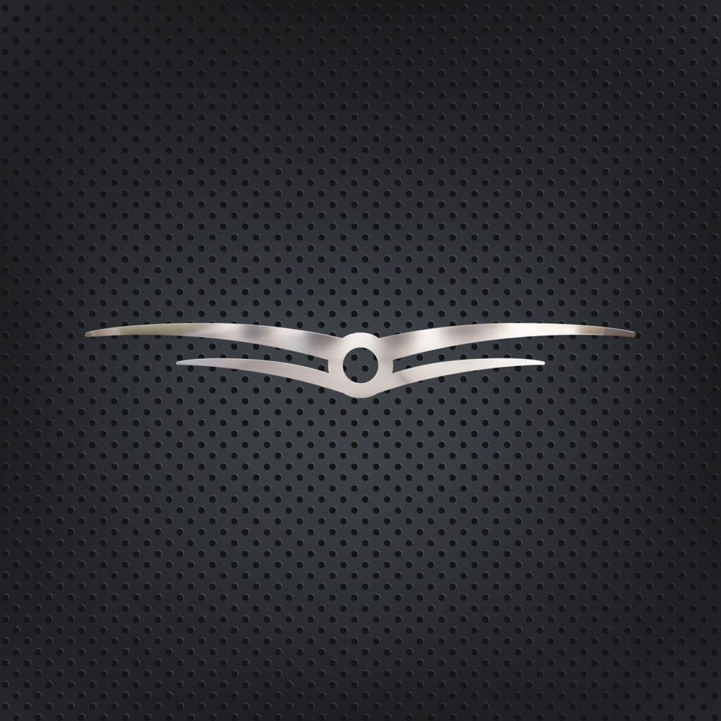 FAX118 MERCEDES-BENZ FOR WINGED LOGO FRAME CHROMEAXOR