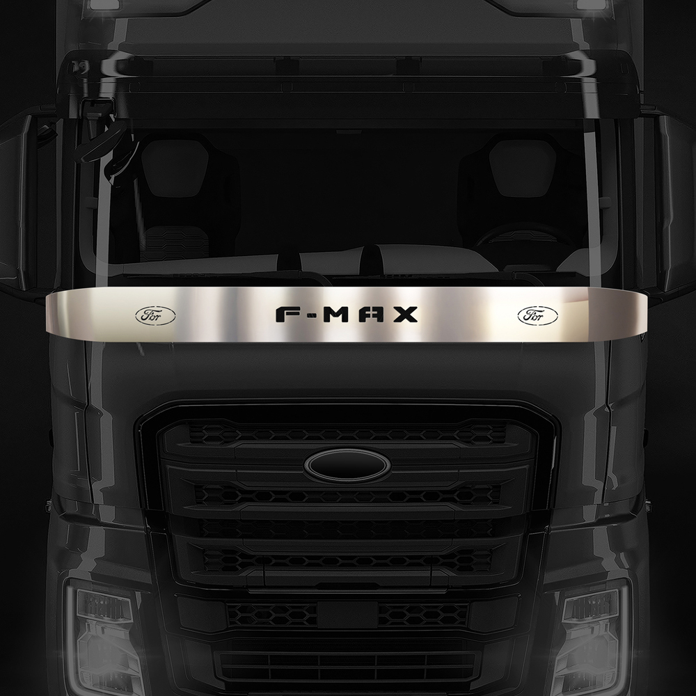 FFD158 FORD FOR STONE CATCHER CHROME FLAT MODEL F-MAX