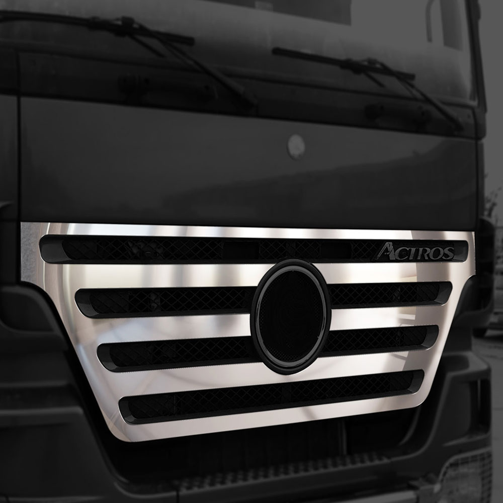 FME105 MERCEDES-BENZ FOR GRILL CHROME ACTROS MP2/MP3