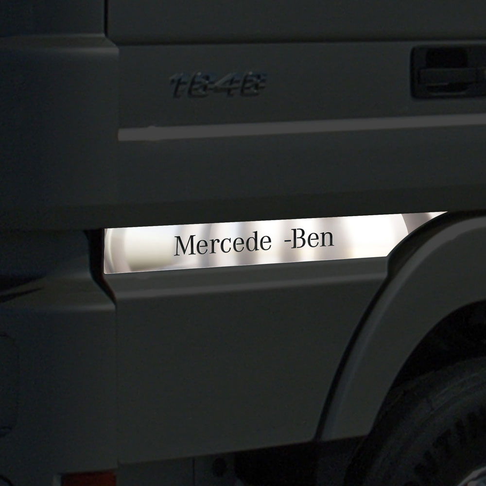 FME111 MERCEDES-BENZ FOR BOTTOM OF DOOR M.B. LATH CHROME ACTROS MP2/MP3