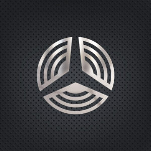 FME119 MERCEDES-BENZ FOR INSIDE OF LOGO CHROME ACTROS MP2/MP3