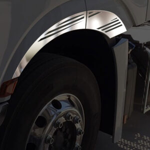 FME163 MERCEDES-BENZ FOR MUDGUARD CHROME T2 ACTROS MP4/MP5