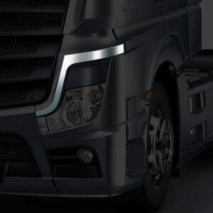 FME167 MERCEDES-BENZ FOR FRAME OF HEADLIGHT CHROME ACTROS MP4/MP5