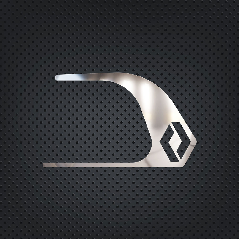 FRE119 RENAULT FOR DOOR HANDLE FRAME CHROME PREMIUM MODELS