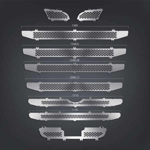 FSC122 SCANIA FOR GRILL CHROME FOR LARGE CABIN WITH SENSOR STREAMLINE
