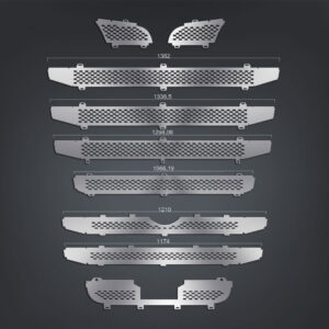 FSC124 SCANIA FOR GRILL CHROME FOR LARGE CABIN WITH SENSOR STREAMLINE