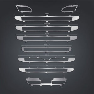 FSC125 SCANIA FOR FRAME OF GRILL CHROME FOR LARGE CABIN WITH SENSOR STREAMLINE