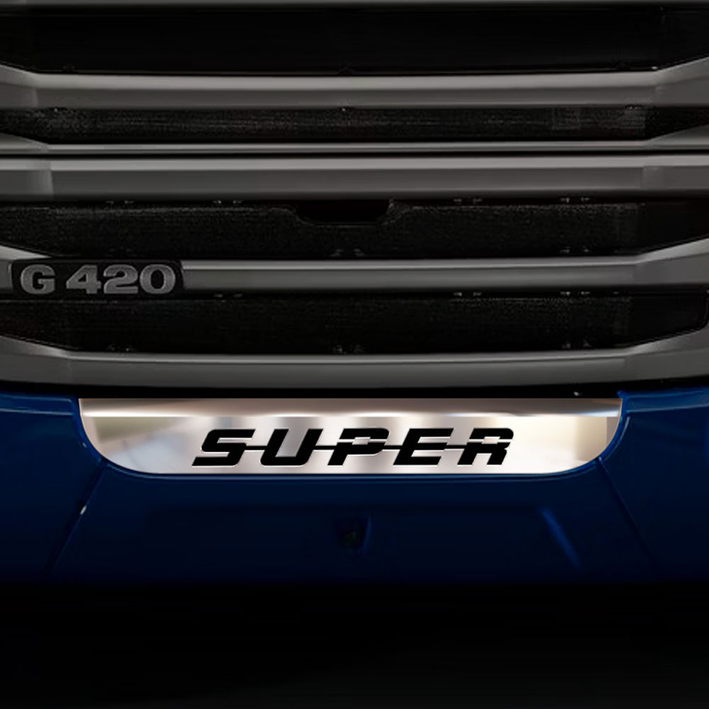 FSC128 SCANIA FOR BOTTOM OF GRILL SUPER CHROME FOR NARROW CABIN STREAMLINE