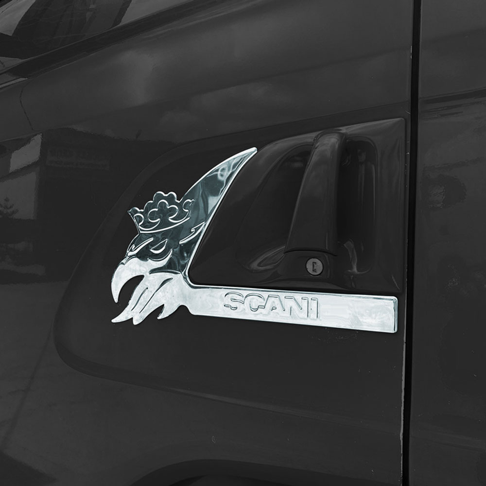 FSC141 SCANIA FOR DOOR HANDLE FRAME CHROME M5 (PRESSED) STREAMLINE