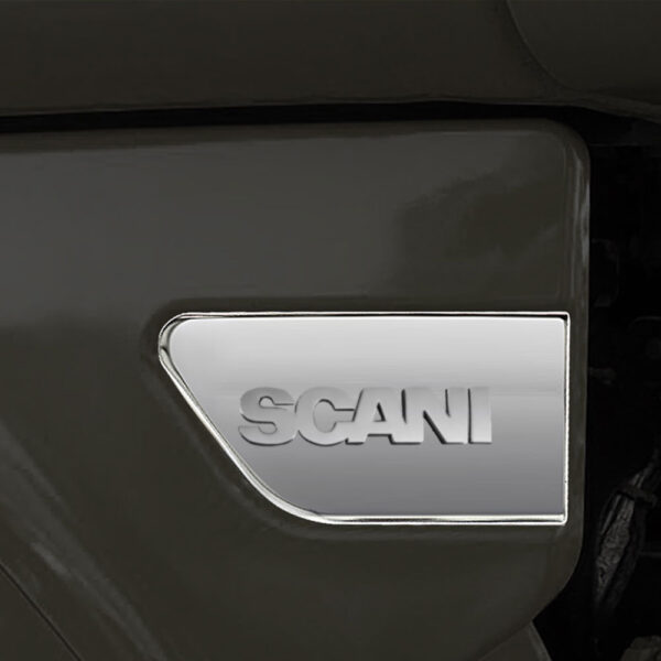 FSC154 SCANIA FOR MUDGUARD CHROME SC LETTERS (PRESSED) STREAMLINE