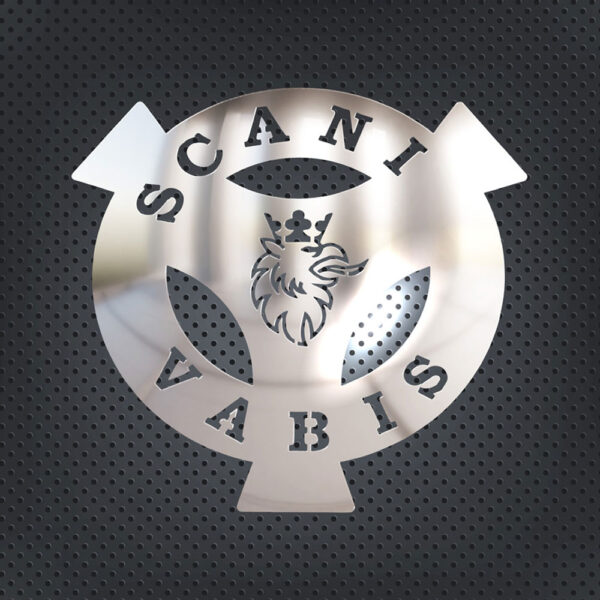 FSC179 SCANIA FOR VABIS LOGO CHROME (30 CM) STREAMLINE