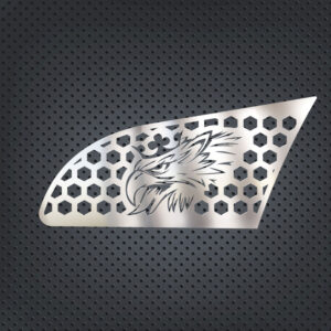 FSC188 SCANIA FOR TOP OF GRILL CHROME STREAMLINE