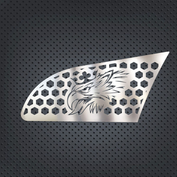 FSC188 SCANIA FOR TOP OF GRILL CHROME STREAMLINE