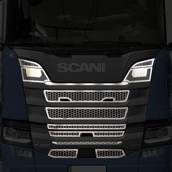 FSC256 SCANIA FOR GRILL CHROME WITHOUT FOG S/R 2016+
