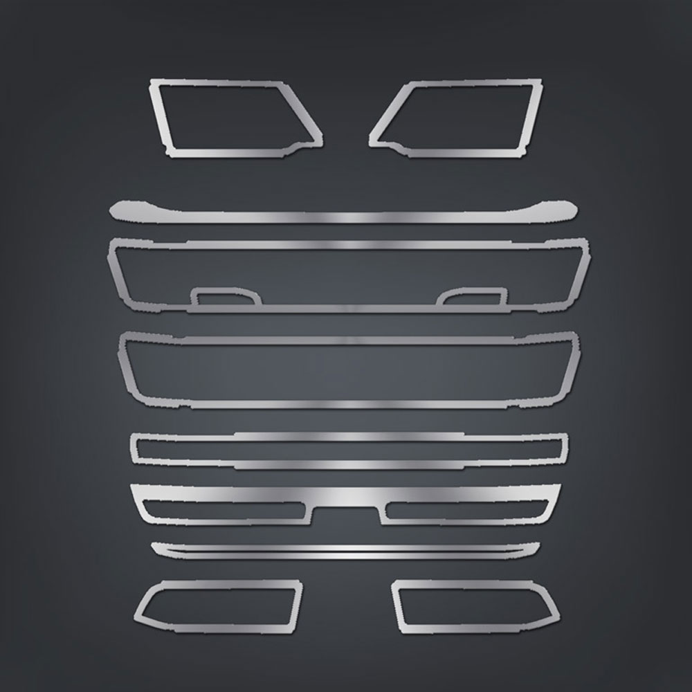 FSC261 SCANIA FOR FRAME OF GRILL CHROME WITH FOG MODEL S/R 2016+