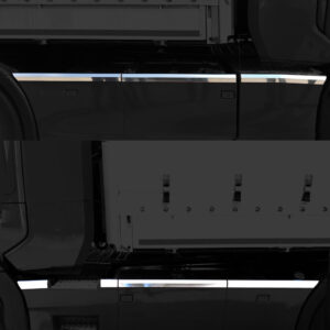 FSC286 SCANIA FOR V8 SIDE LATH CHROME S/R 2016+