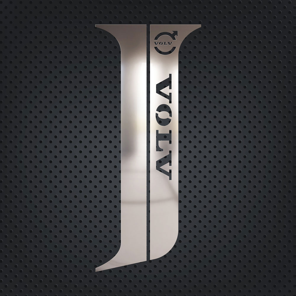 FVO127 VOLVO FOR MIDDLE OF GRILL LETTERS CHROME FH2/FH3