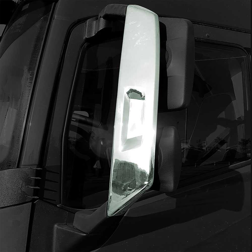 FVO213 VOLVO MIRROR COVER CHROME (PRESSED) FH4 2013+