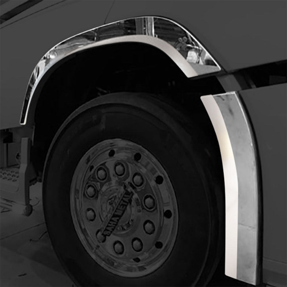 FVO223 VOLVO FOR MUDGUARD FRAME CHROME FH4 / 2013+