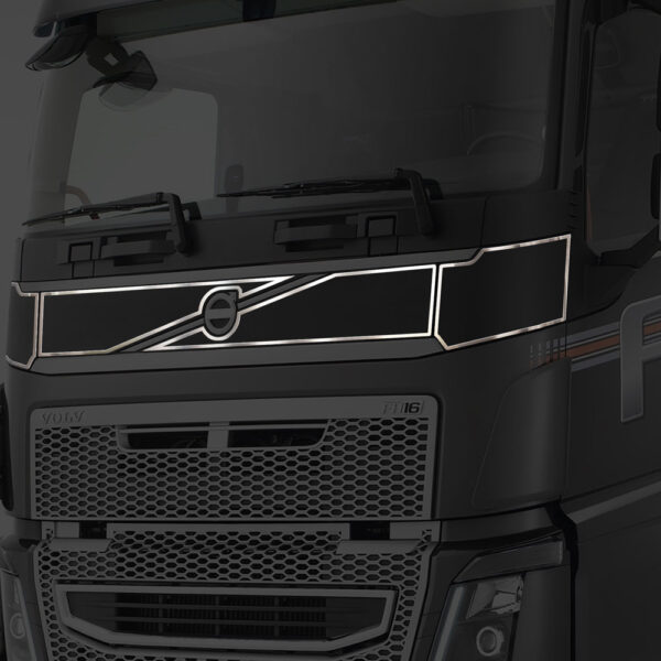FVO227 VOLVO FOR FRAME OF TOP GRILL CHROME FH4 / 2013-2020