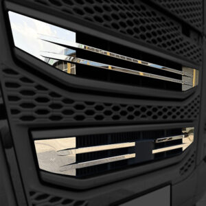 FVO233 VOLVO FORMIDDLE OF GRILL CHROME 3 PCS FH4 / 2021
